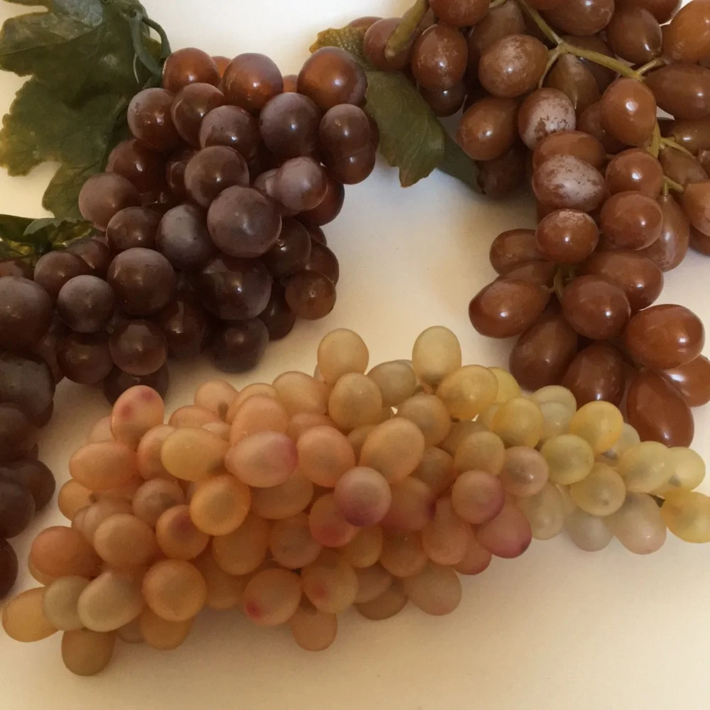 Lot #1–Three Bunches of Decorative grapes